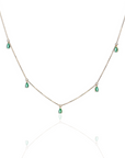 Emerald Drop Necklace