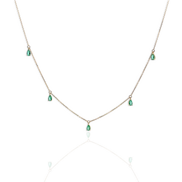 Emerald Drop Necklace