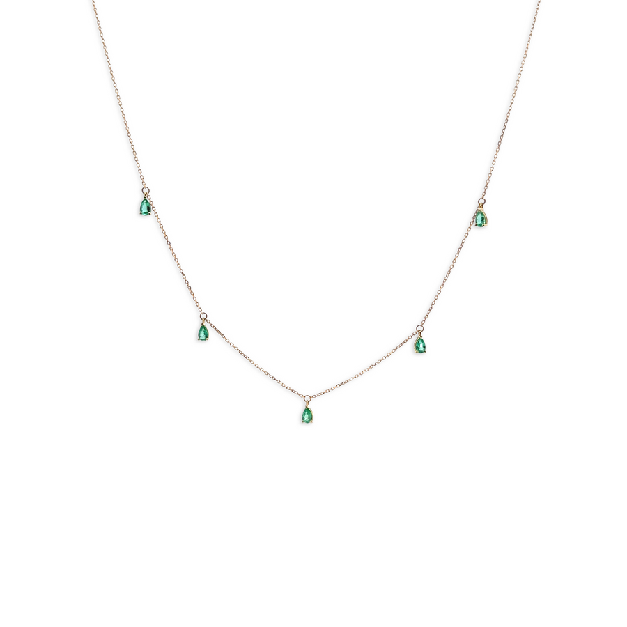 Emerald Drop Necklace