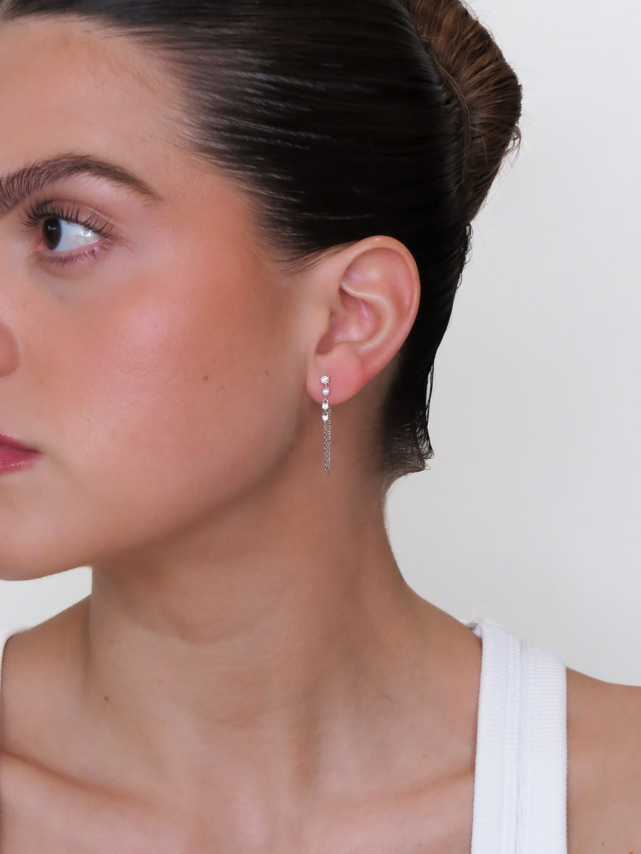 Nella - 4 Diamond Drop Chain