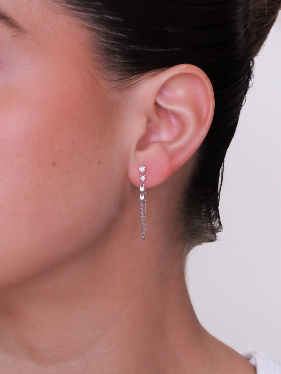 Nella - 4 Diamond Drop Chain