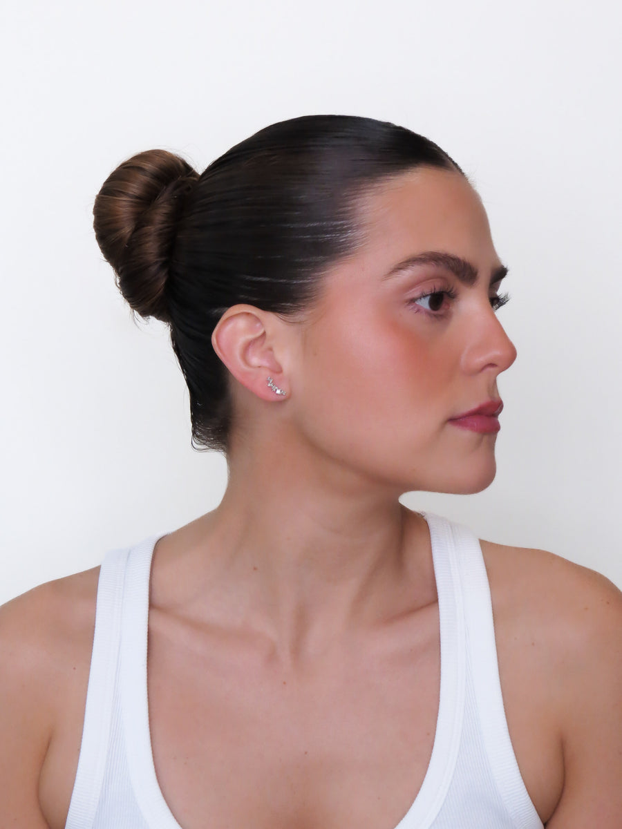 Zita - 5 Climber Baguette Earring