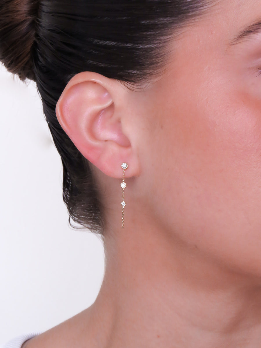 Isola - Triple Diamond Drop Bezel