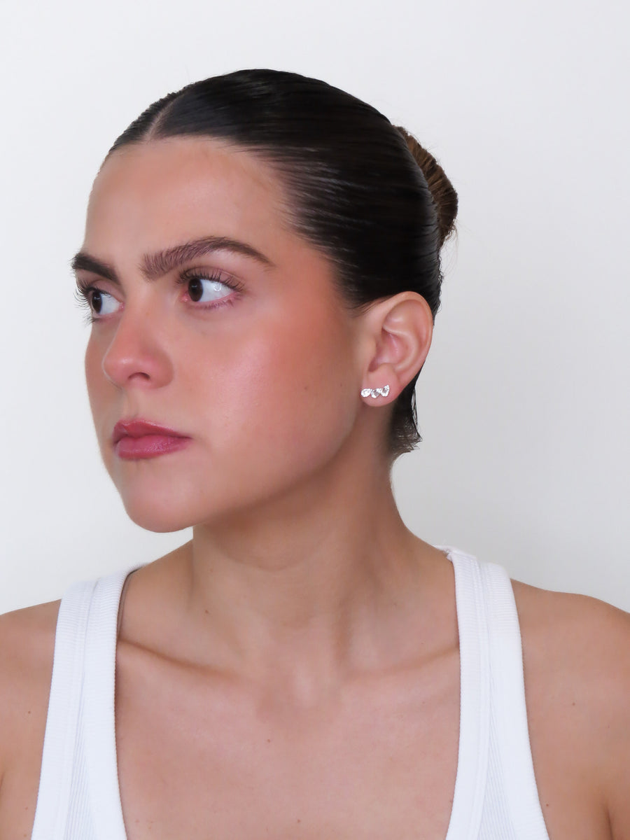 Noa- Climber Pear Cluster Earring
