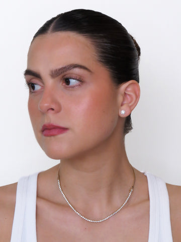 Mara- Rigid Tennis Necklace