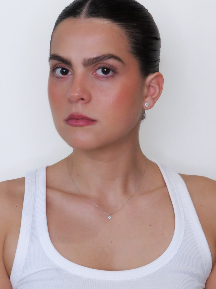 Idra - Mini Round Emerald Necklace