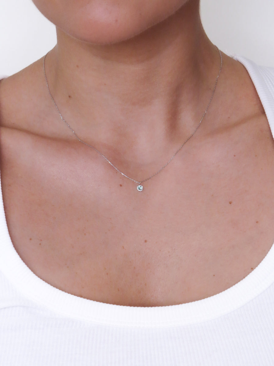 Idra - Mini Round Emerald Necklace