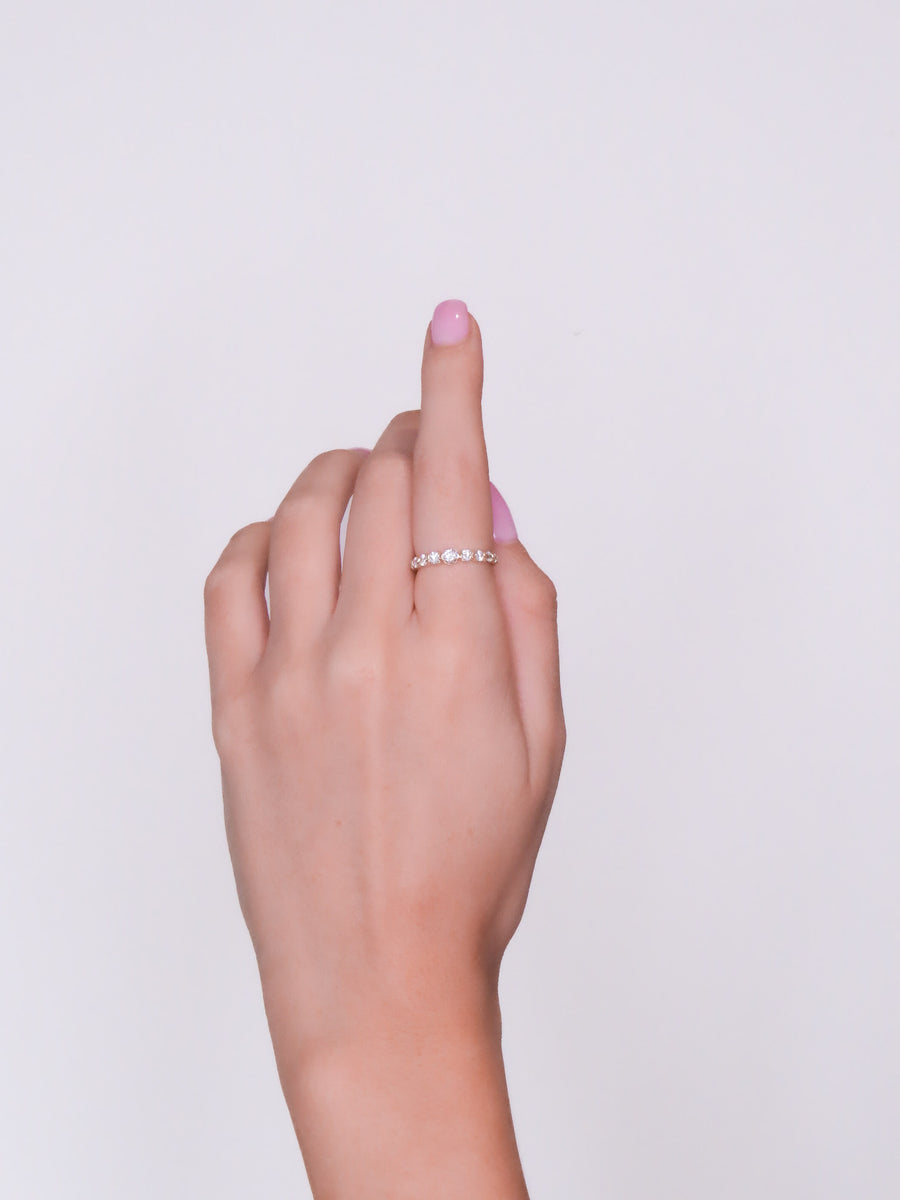 Sogno - Graduate Round Bezel Ring