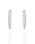 Large Diamond Hoops