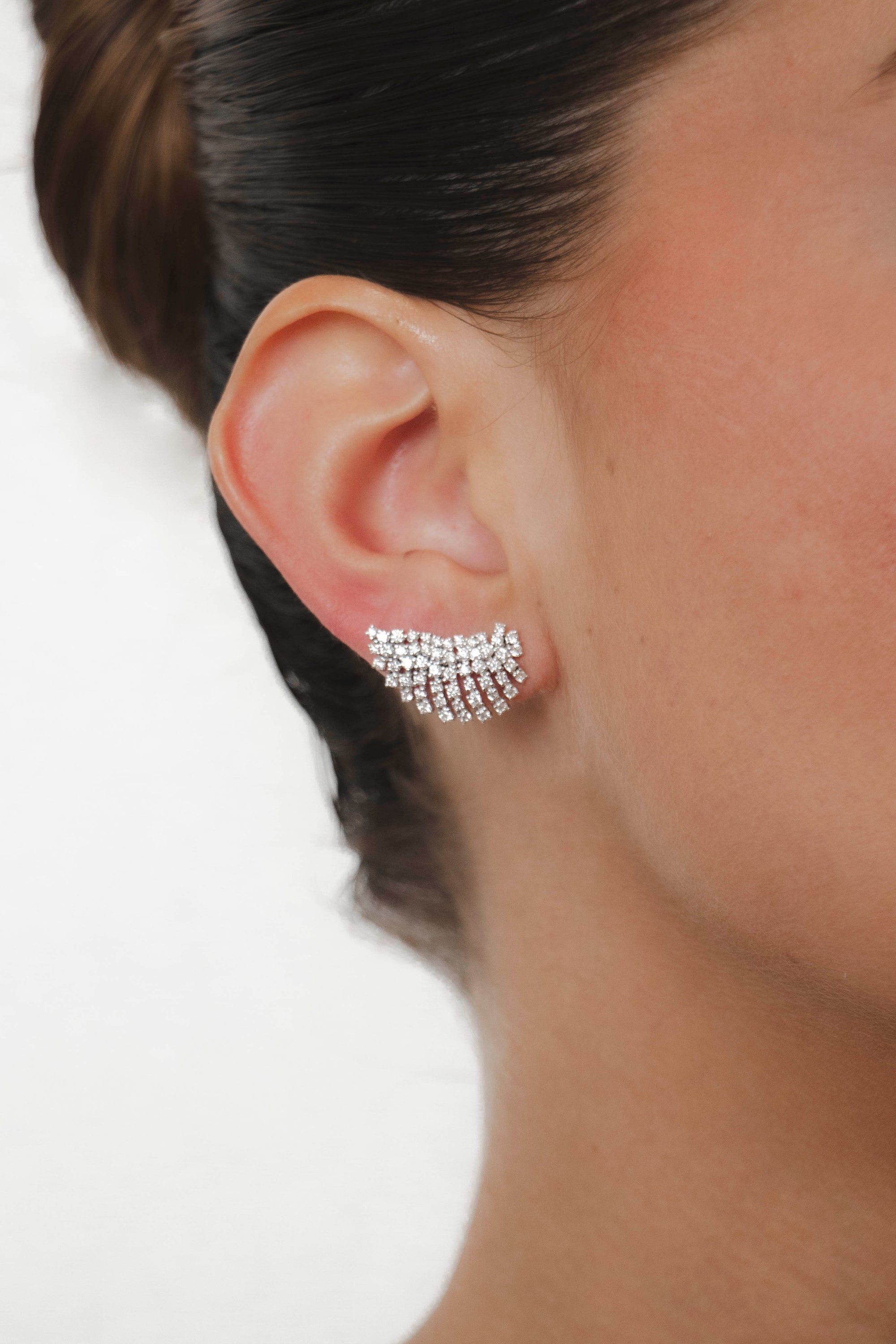 Azzura - Diamond Wing Earrings