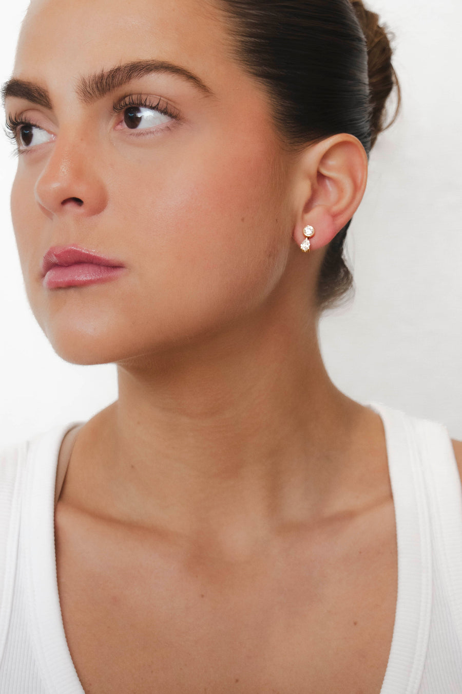 Filo - Earjacket Diamond Pear