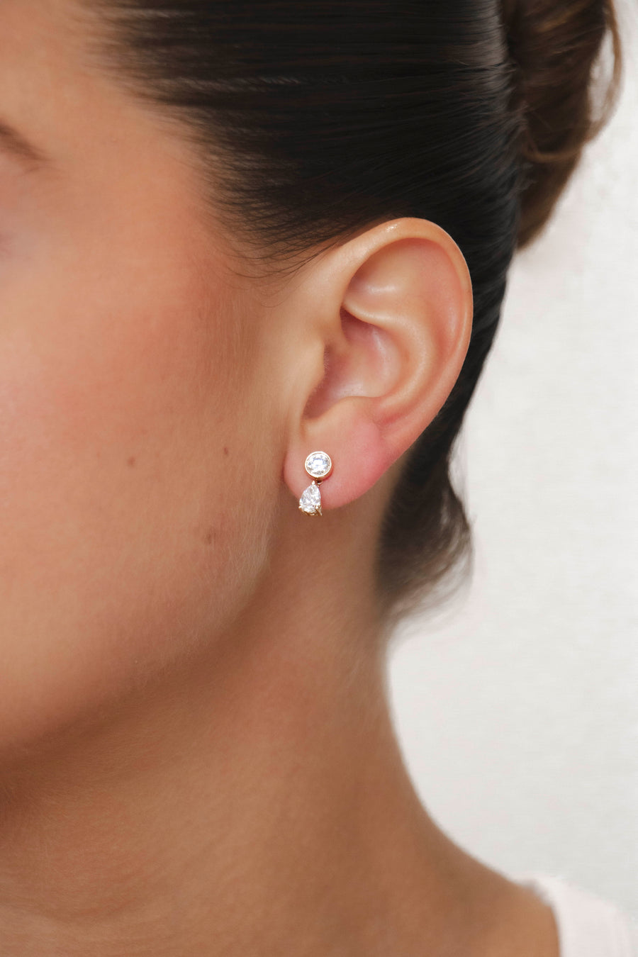 Filo - Earjacket Diamond Pear
