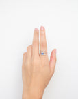 Sara - Blue Sapphire Triple Ring