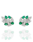 Emerald & Diamond Earrings