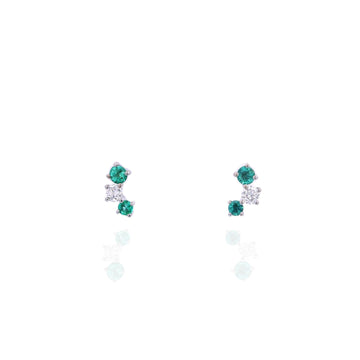 Emerald and Diamond Piercing