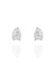 Pear Solitaire Earrings