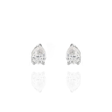 Pear Solitaire Earrings