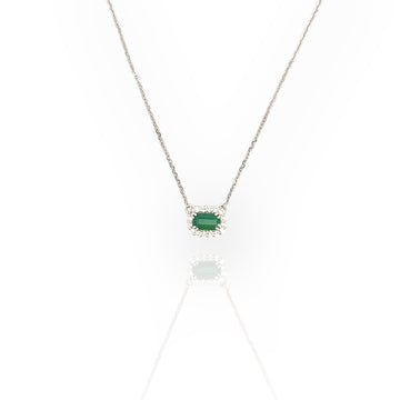 Emerald Diamond Necklace