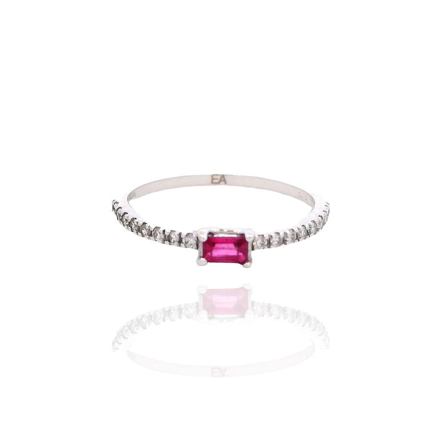 Single Ruby Ring