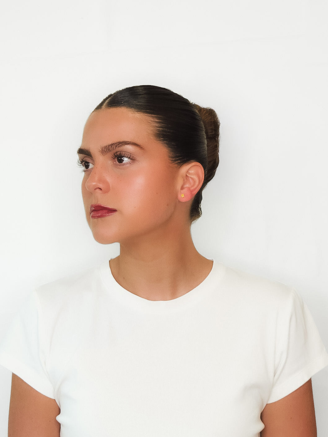 Caro - Solitaire Yellow Diamond Earrings