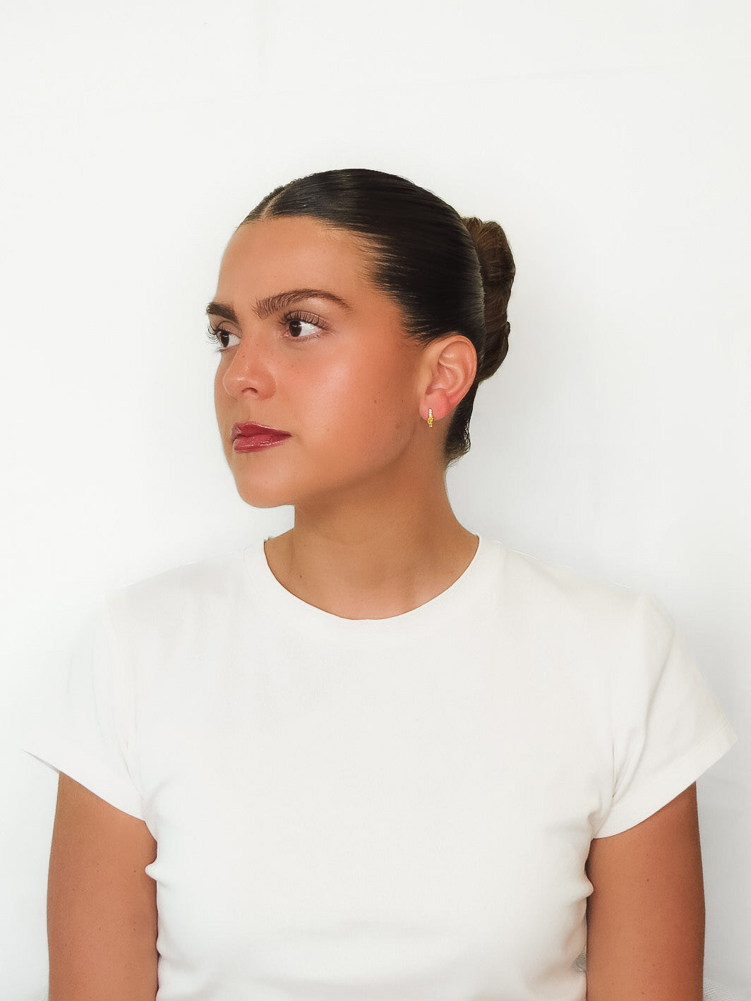 Ainara - Yellow Diamond Marquise Hoop