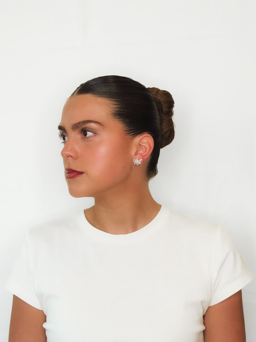 Laia - New Flower Diamond Earring