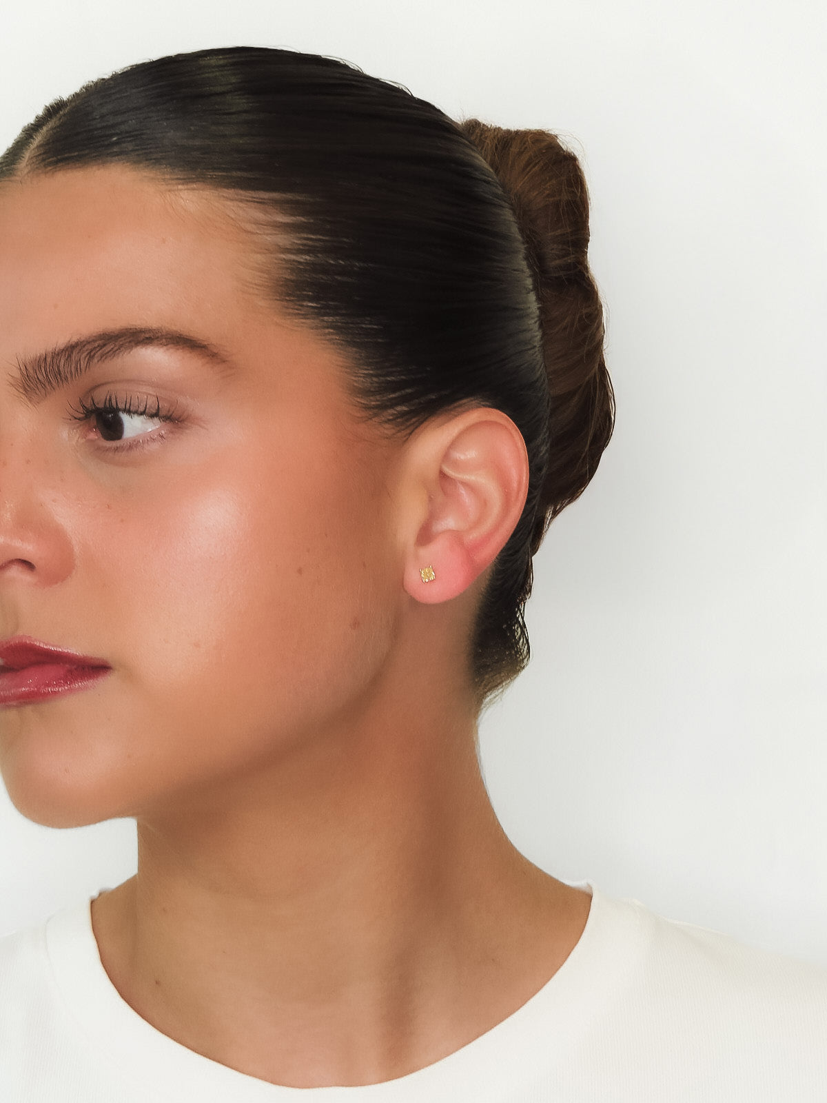 Caro - Solitaire Yellow Diamond Earrings