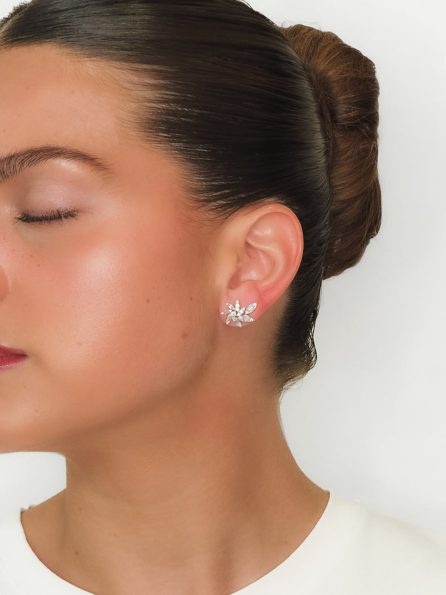 Laia - New Flower Diamond Earring
