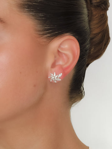 Laia - New Flower Diamond Earring