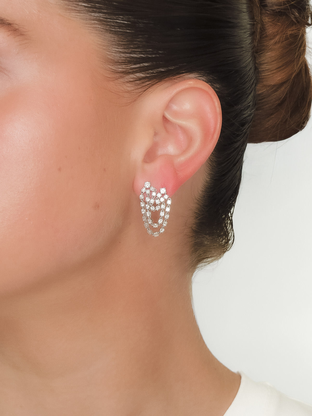 Amaia - Single Earring Drop Chain