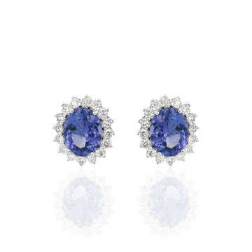 Lady D Tanzanite Earrings