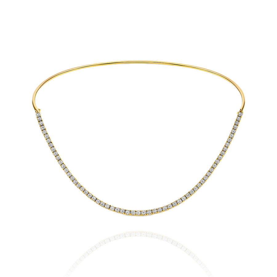 Mara- Rigid Tennis Necklace