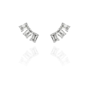 Mina - 3 Diamond Climber Baguette