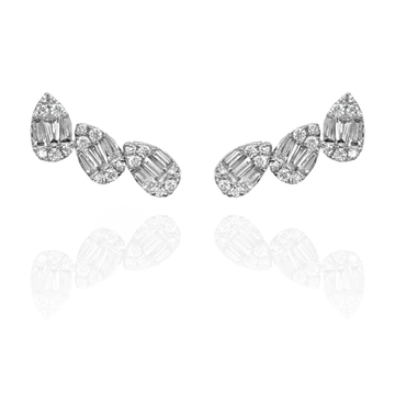 Noa- Climber Pear Cluster Earring