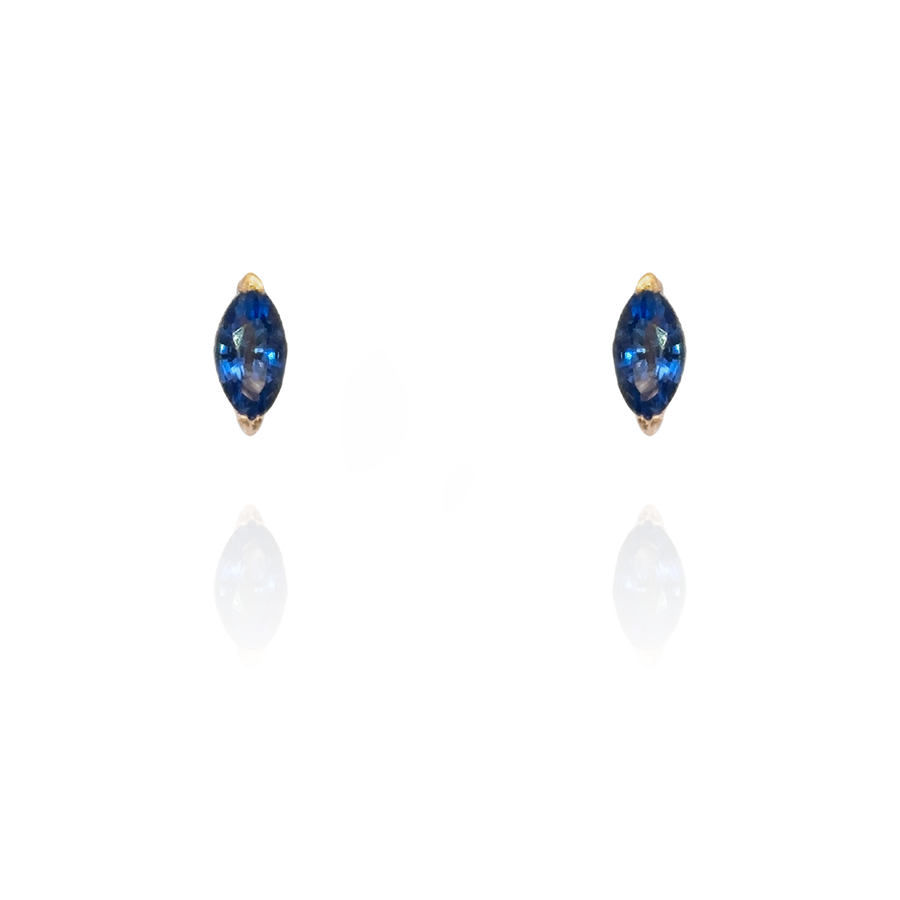 Brio - Sapphire Marquise Earrings