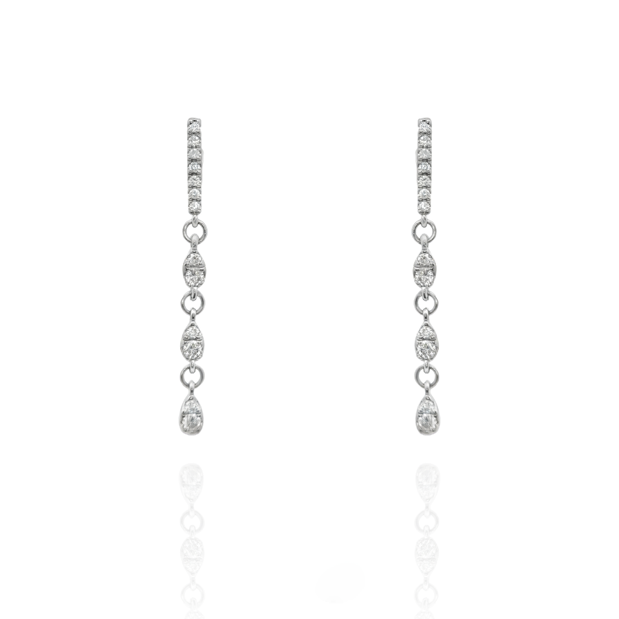 Lena - Pear Chain Diamond