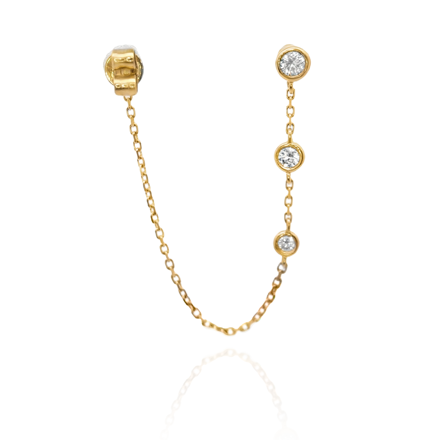 Isola - Triple Diamond Drop Bezel