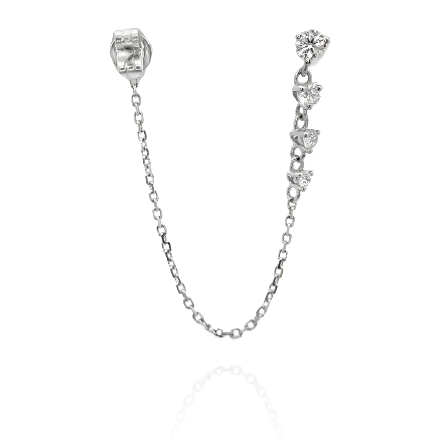 Nella - 4 Diamond Drop Chain