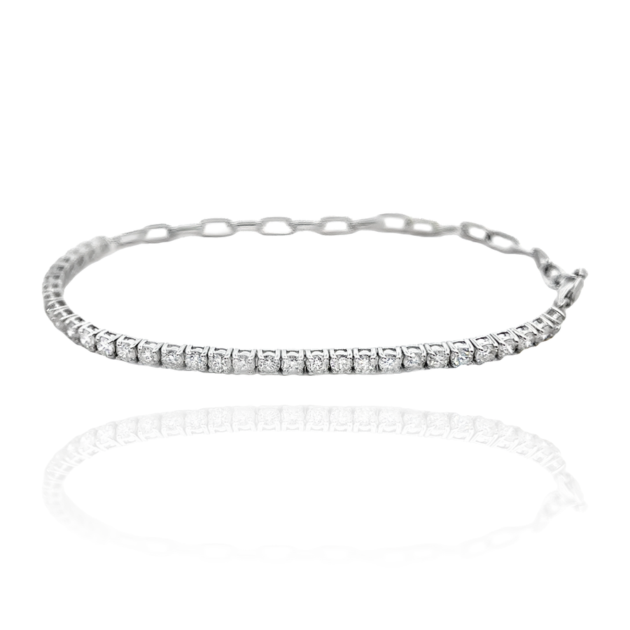 Dina - Tennis Chain Bracelet