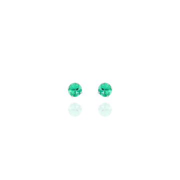 Round Emerald Piercing