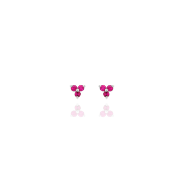 Ruby Mini Trebol Piercing