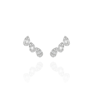 Noa- Climber Pear Cluster Earring