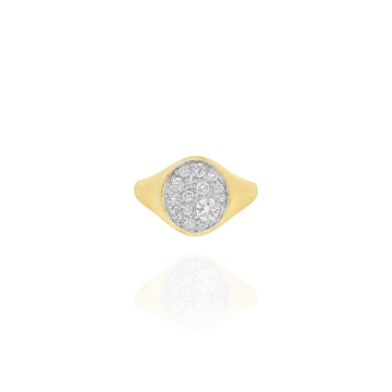 Dolci - Chunky Pinky Pave Ring