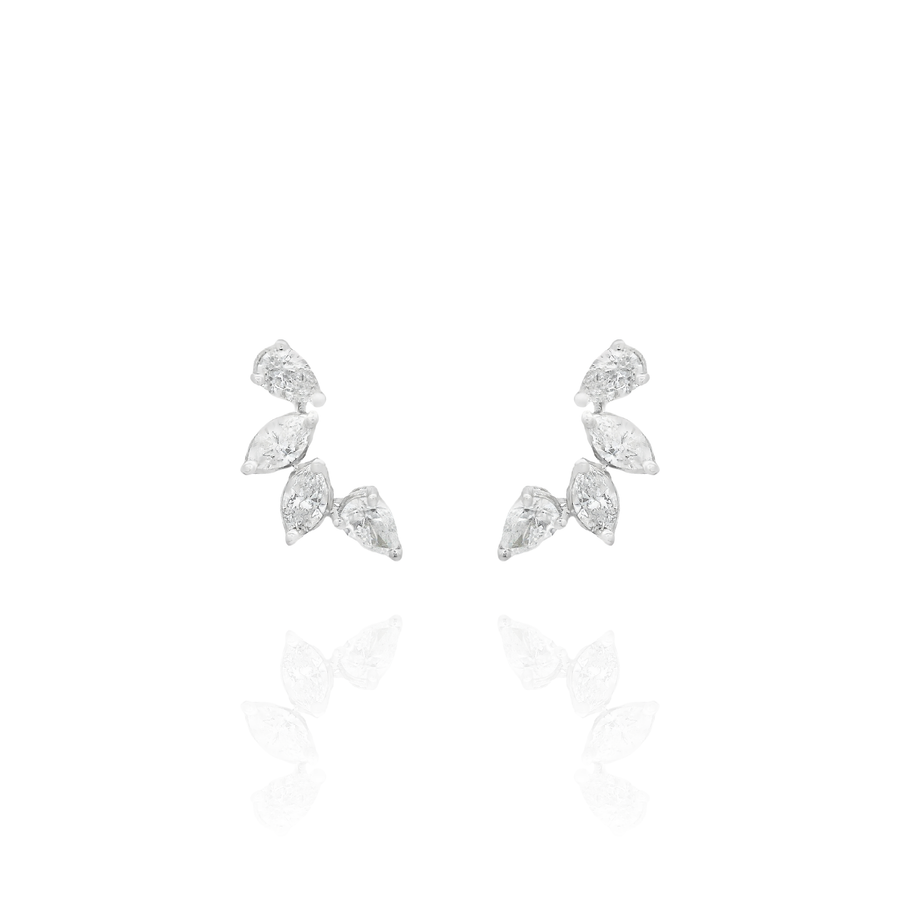 Fortuna - Four Pear Marquise Diamond Stone