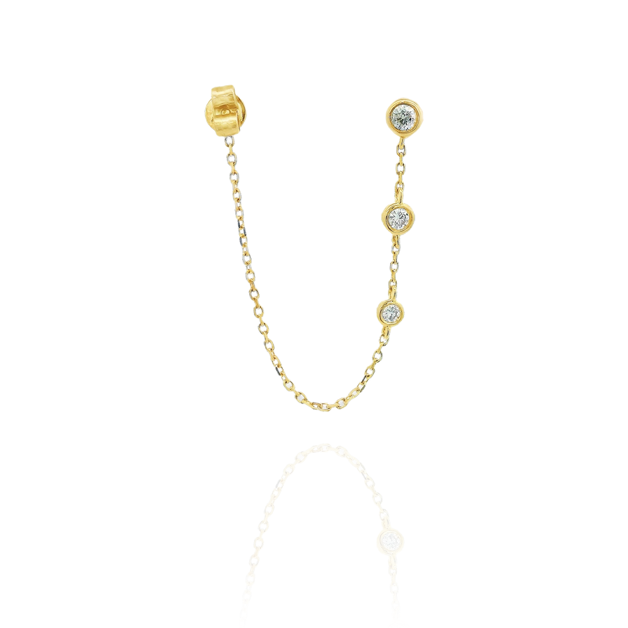 Isola - Triple Diamond Drop Bezel