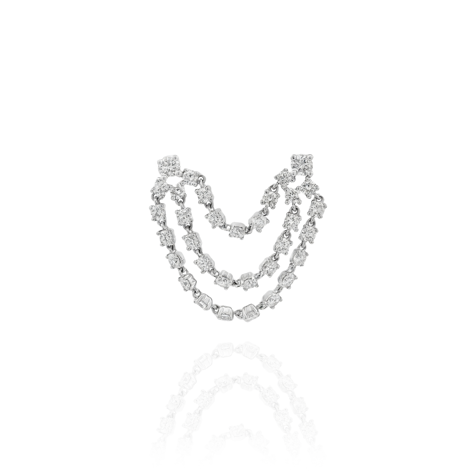 Amaia - Single Earring Drop Chain