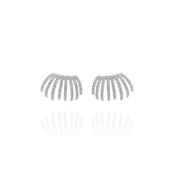 Pia - Sunburst Diamond Earrings