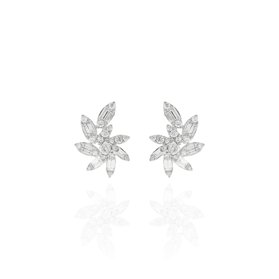 Laia - New Flower Diamond Earring