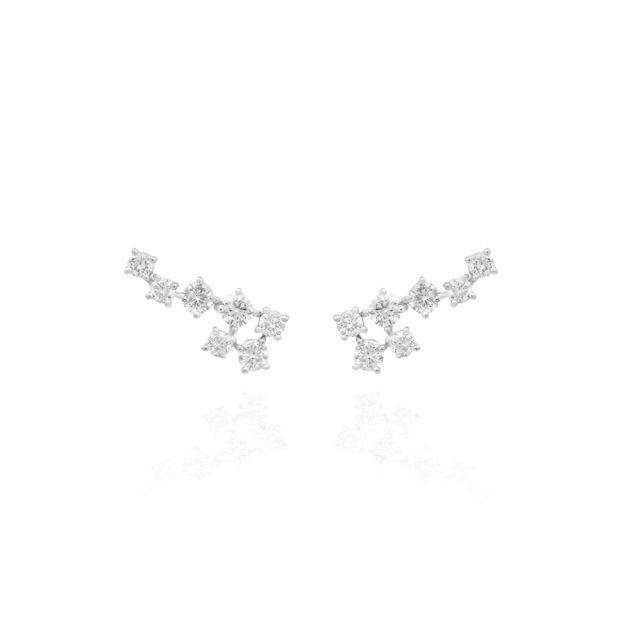 Roby - Climber Round Diamond Studs