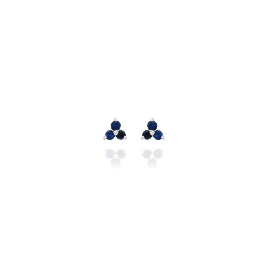 Sapphire Mini Trebol Piercing